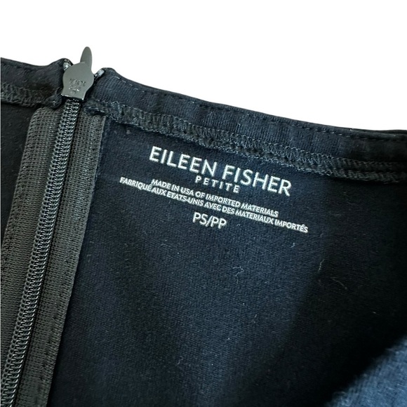 Eileen Fisher Black Drawstring Slouchy Jumpsuit - Picture 3 of 8